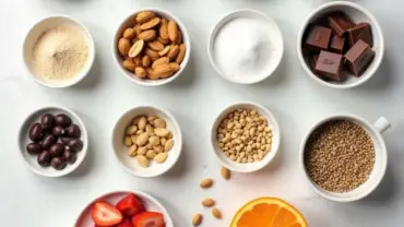 Vegan Candy Ingredients Laid Out on a Table