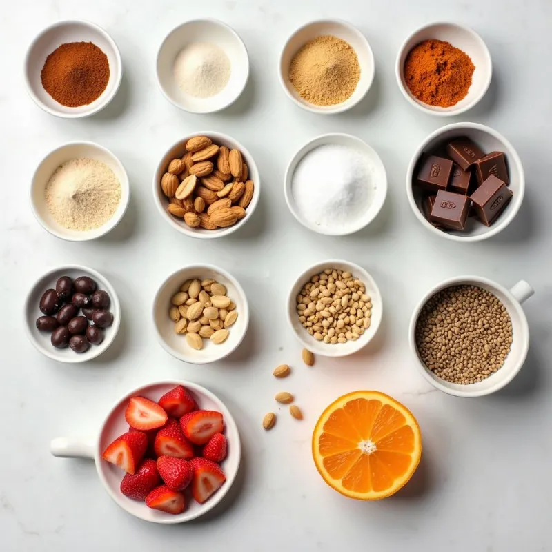 Vegan Candy Ingredients Laid Out on a Table