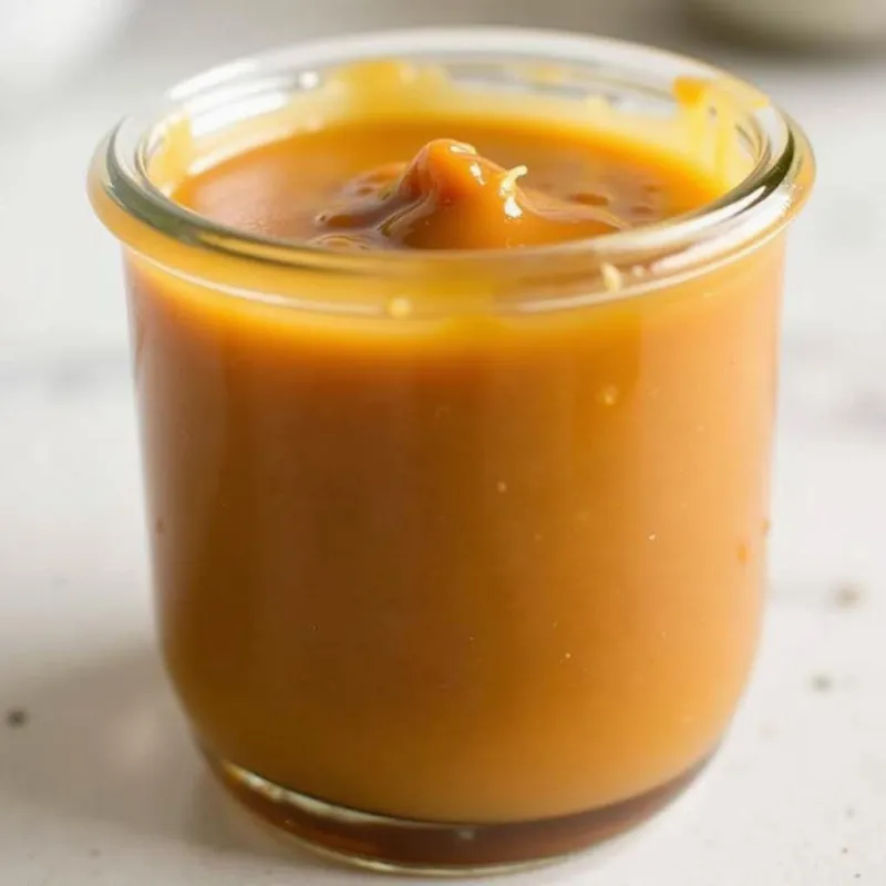 Vegan Caramel Sauce in a Jar