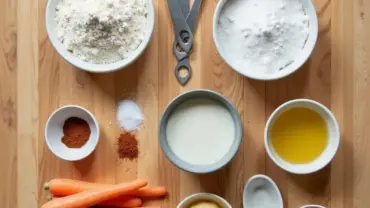 Vegan Carrot Cake Ingredients