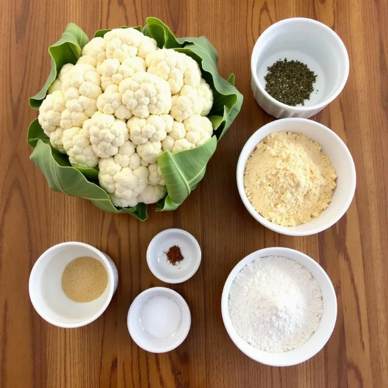 Vegan cauliflower pizza crust ingredients