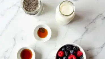 Vegan Chia Pudding Ingredients