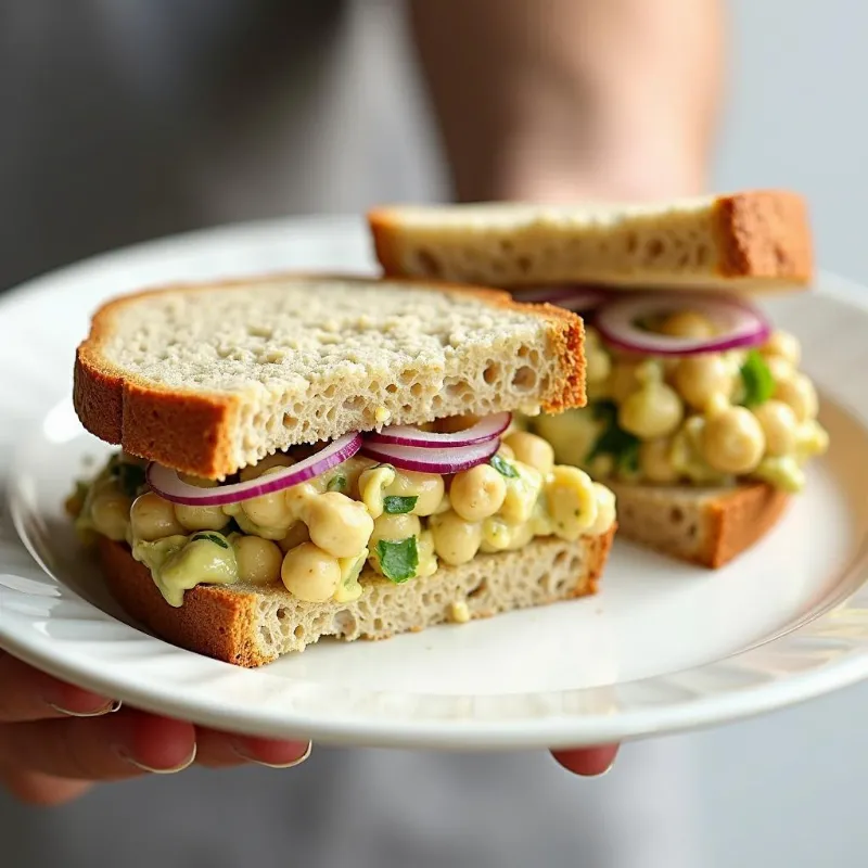 Vegan Chickpea Salad Sandwiches