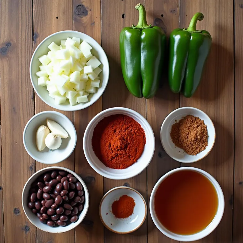 Vegan Chili Ingredients