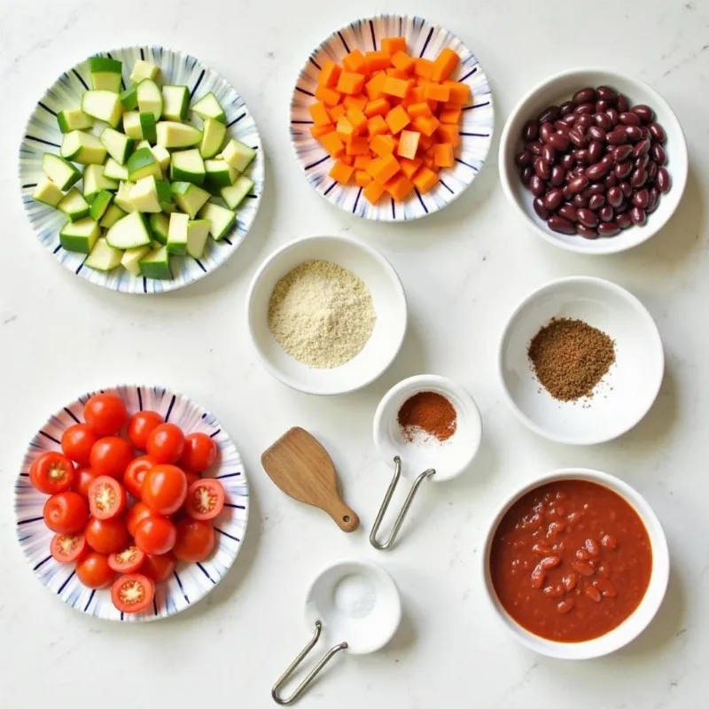 Vegan Chili Ingredients