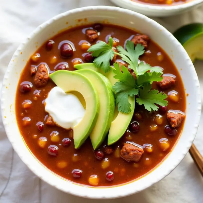 Vegan Chili Toppings