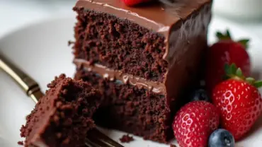 Rich and Decadent Vegan Chocolate Cake