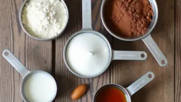 Vegan Chocolate Cupcake Ingredients