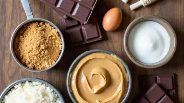 Vegan Chocolate Peanut Butter Pie Ingredients