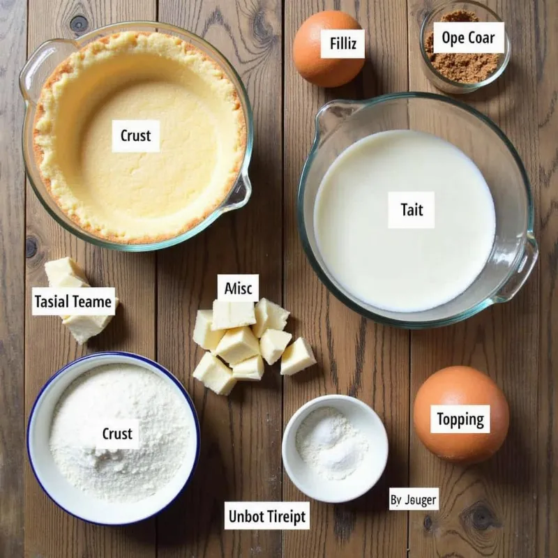 Vegan Coconut Cream Pie Ingredients