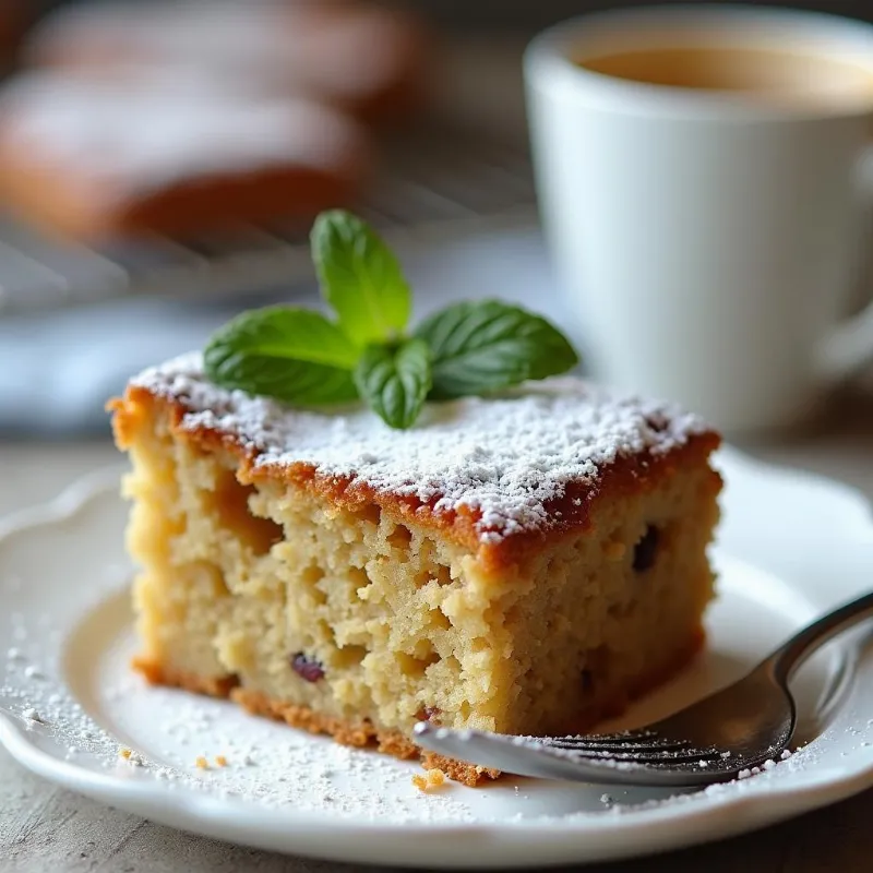 Vegan Coffee Cake Slice 