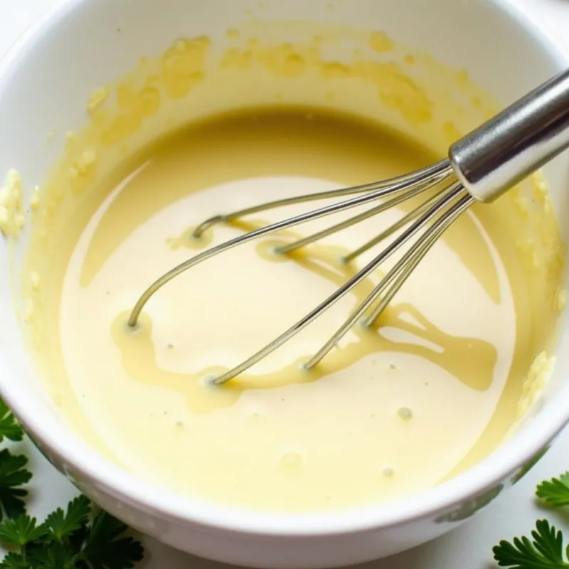 Vegan Coleslaw Dressing in a Bowl