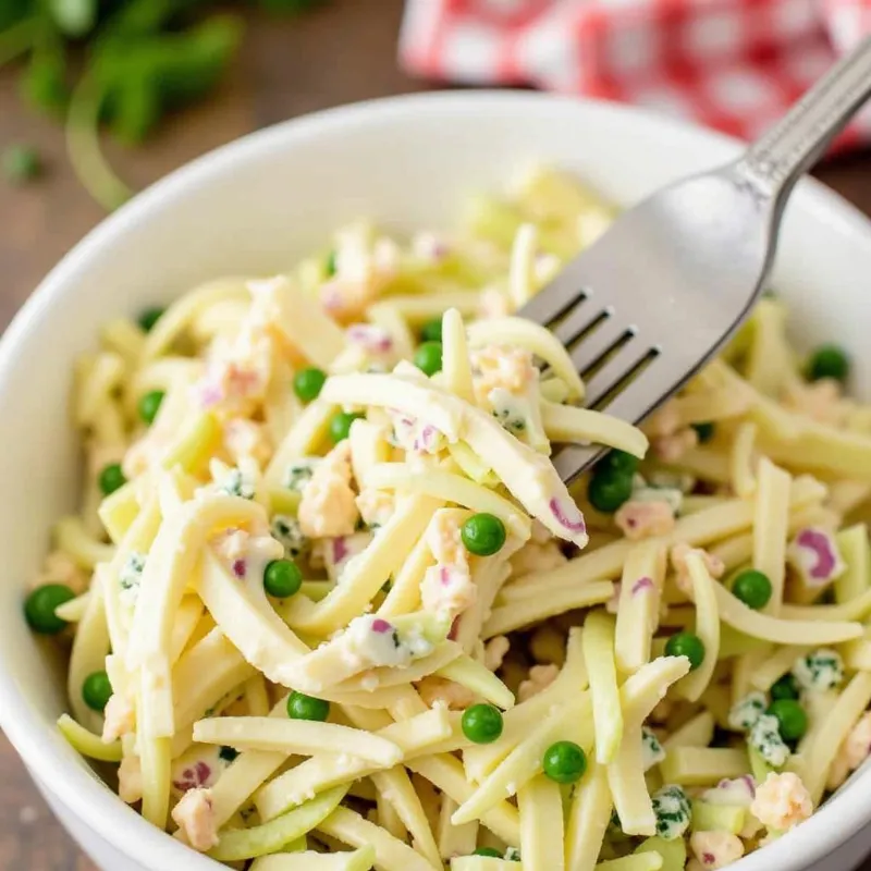 Vegan Coleslaw with Dressing in a Bowl