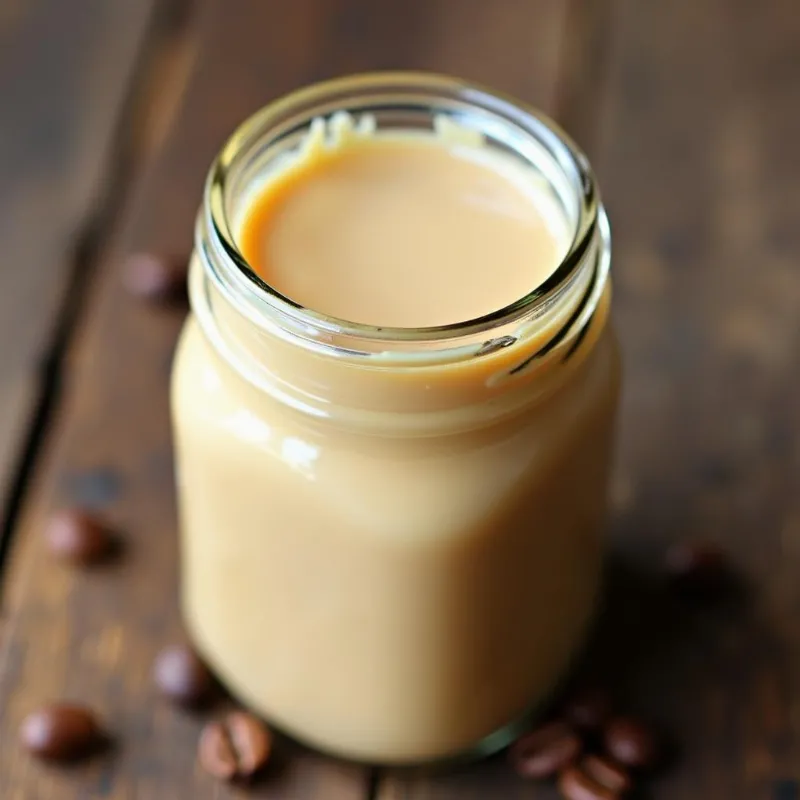 Vegan Condensed Milk in a Jar