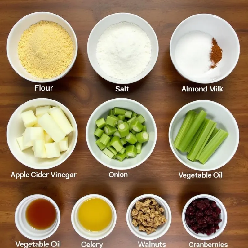 Vegan cornbread stuffing dressing ingredients