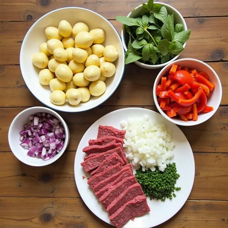 Vegan Corned Beef Hash Ingredients