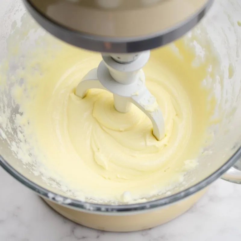 Making vegan cream cheese frosting