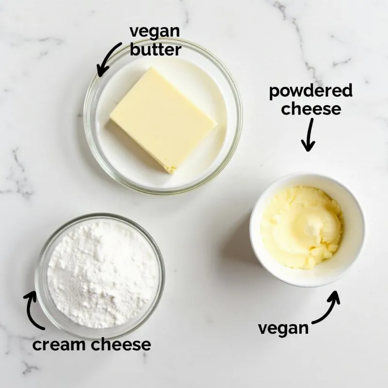 Vegan Cream Cheese Frosting Ingredients