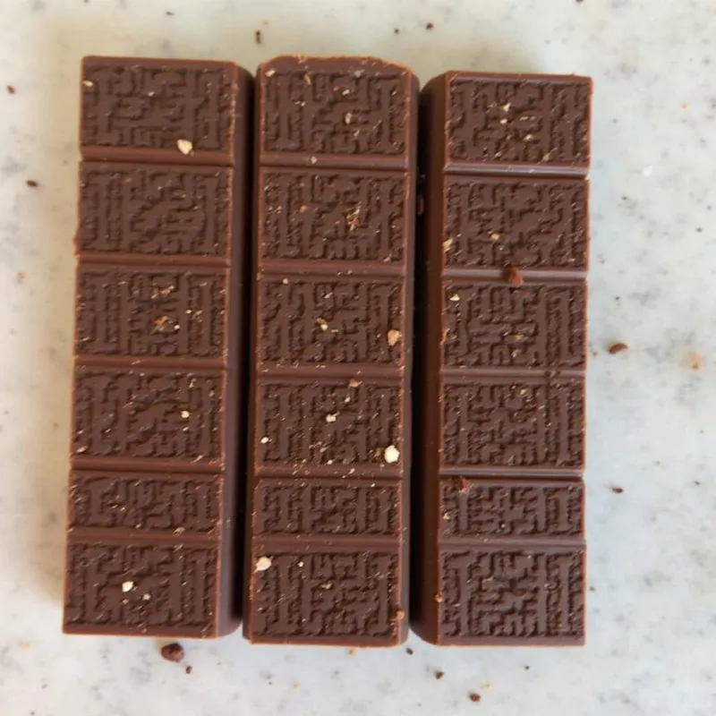 Vegan dark chocolate bars