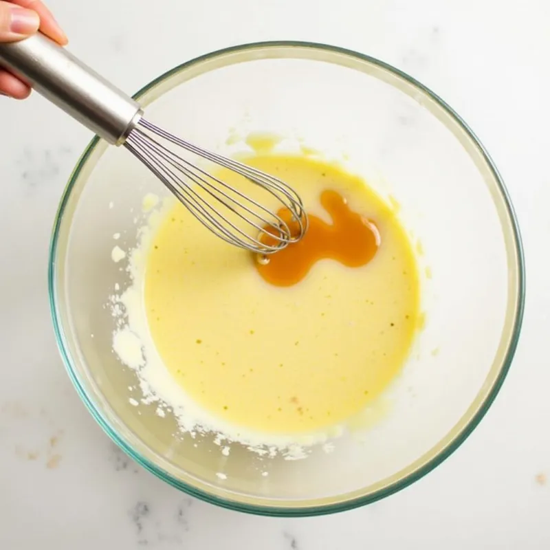 Vegan Donut Wet Ingredients in Bowl 