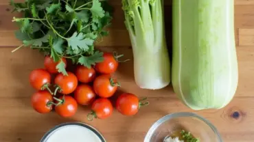 Vegan egg drop soup ingredients