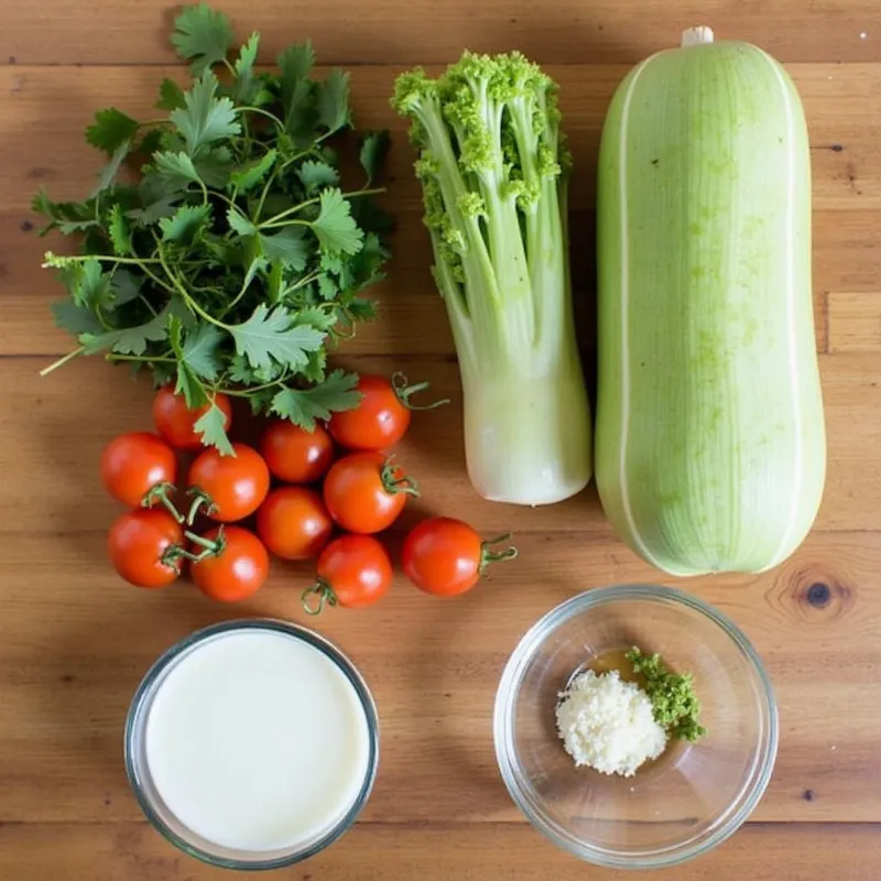 Vegan egg drop soup ingredients