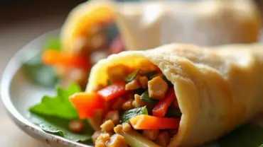 vegan egg roll filling