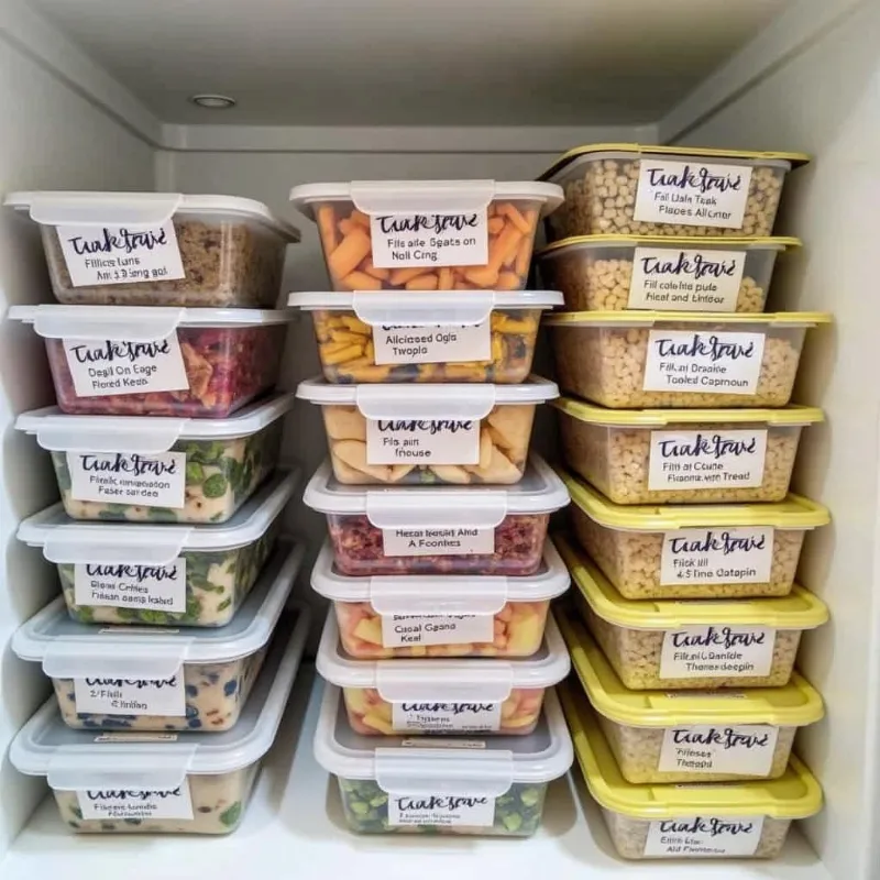 Assortment of Vegan Freezer Meals