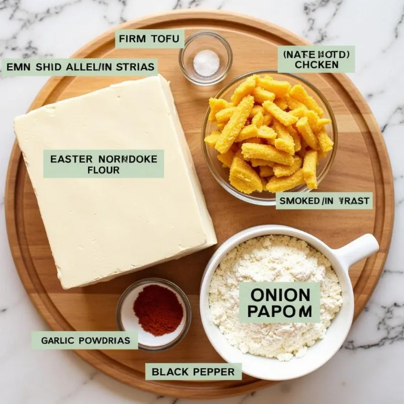 Vegan Fried Chicken Ingredients