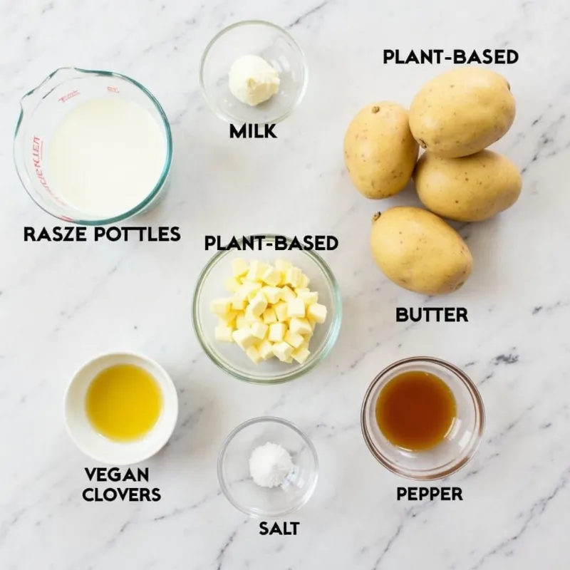 Vegan Garlic Mashed Potatoes Ingredients