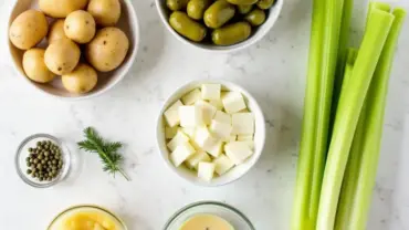 Vegan German Potato Salad Ingredients