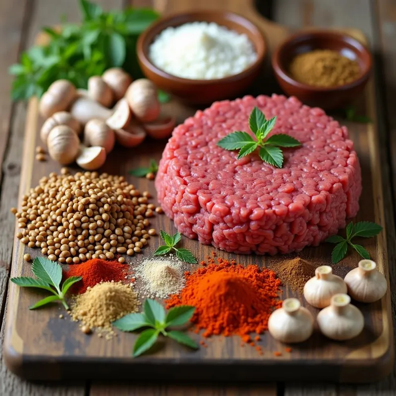 Vegan Ground Beef Ingredients