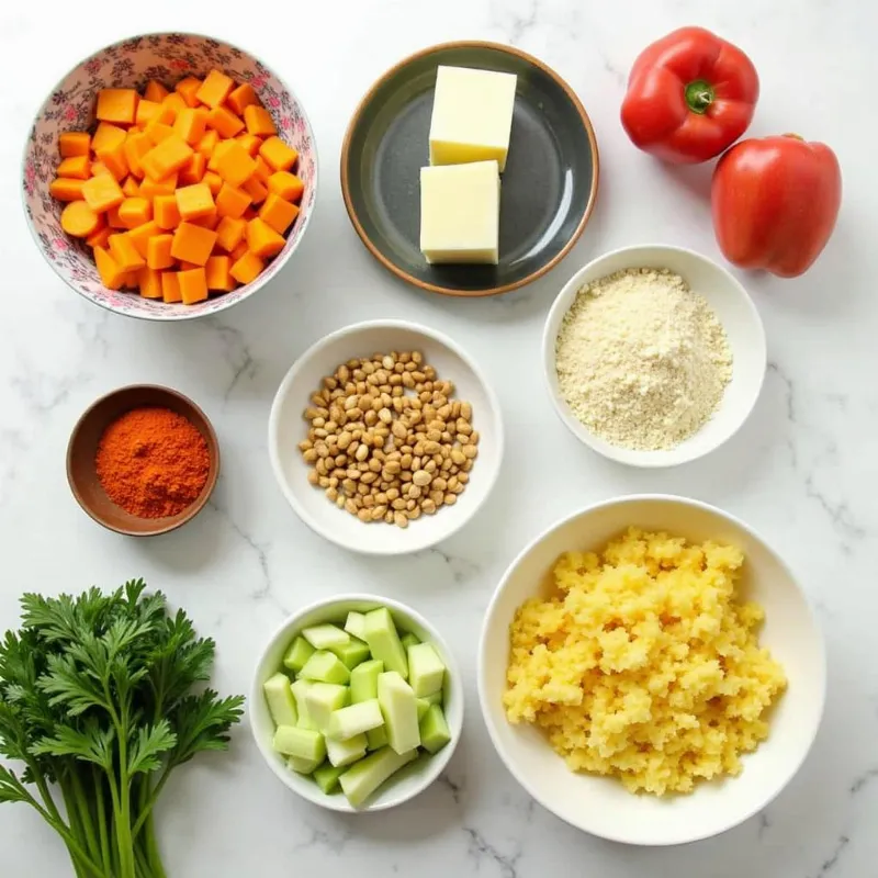 Vegan Hash Brown Casserole Ingredients