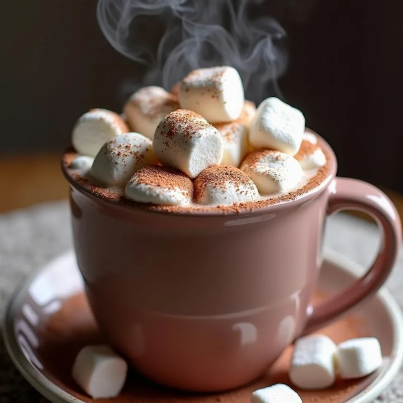 Vegan Hot Chocolate in a Mug