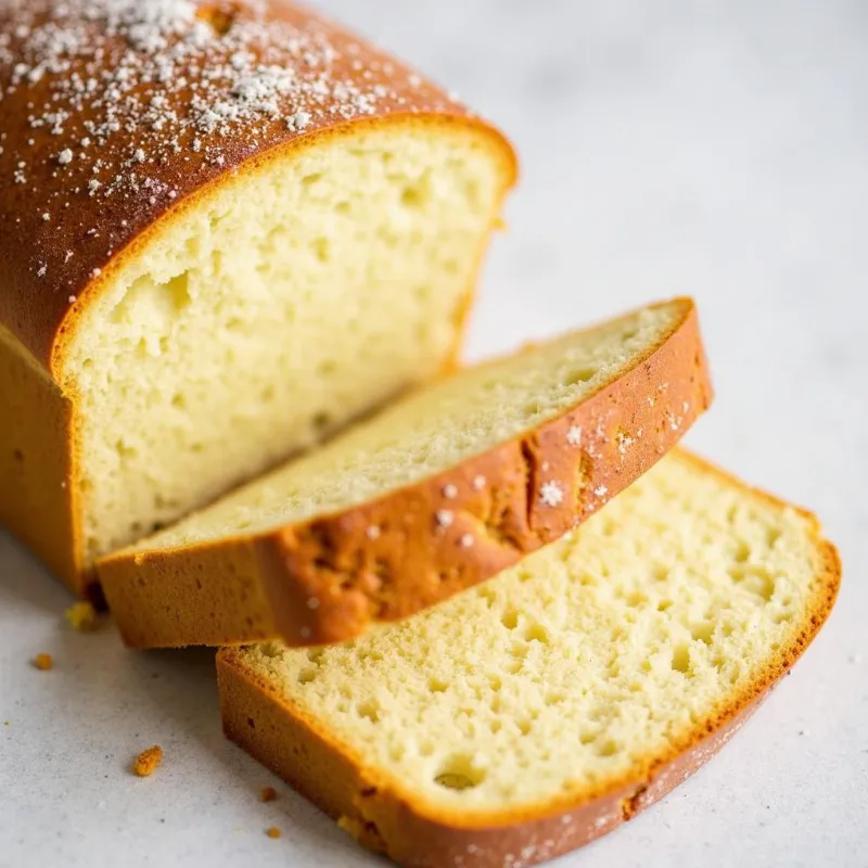 Sliced Vegan Irish Soda Bread