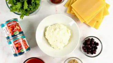 Ingredients for Vegan Lasagna Roll-Ups