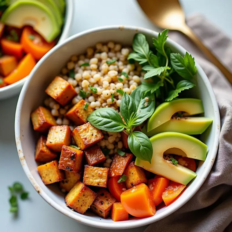 Vegan meal prep bowls