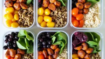 Colorful Vegan Meal Prep Bowls