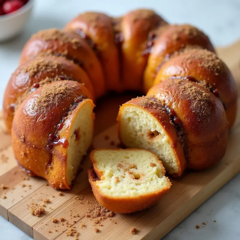 Freshly Baked Vegan Monkey Bread