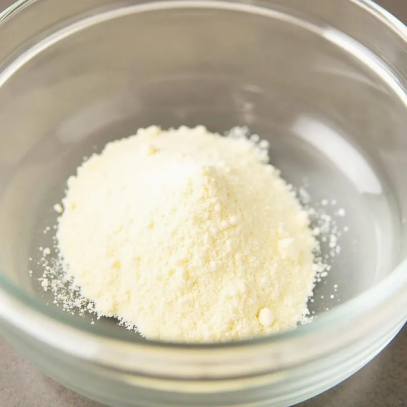 Yeast activation in a glass bowl