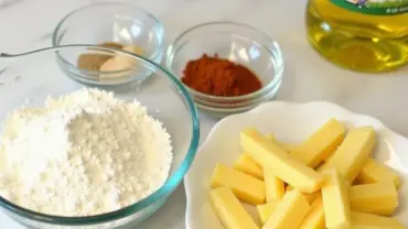 Vegan nacho fries ingredients