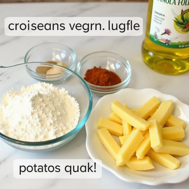 Vegan nacho fries ingredients