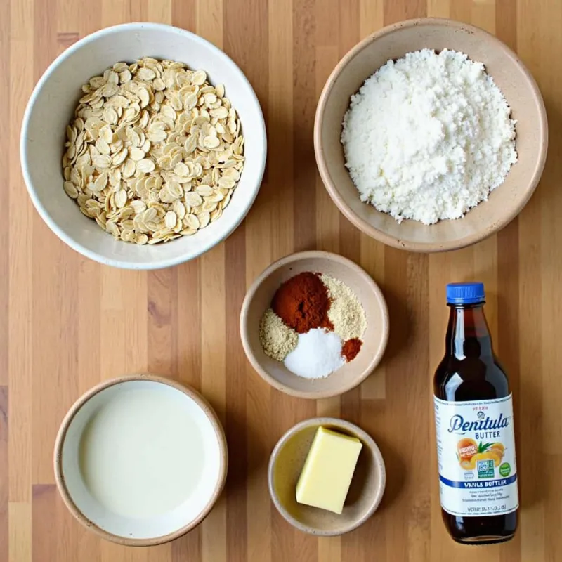 Vegan Oatmeal Cream Pie Ingredients