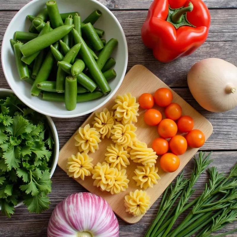 Vegan One Pot Pasta Ingredients