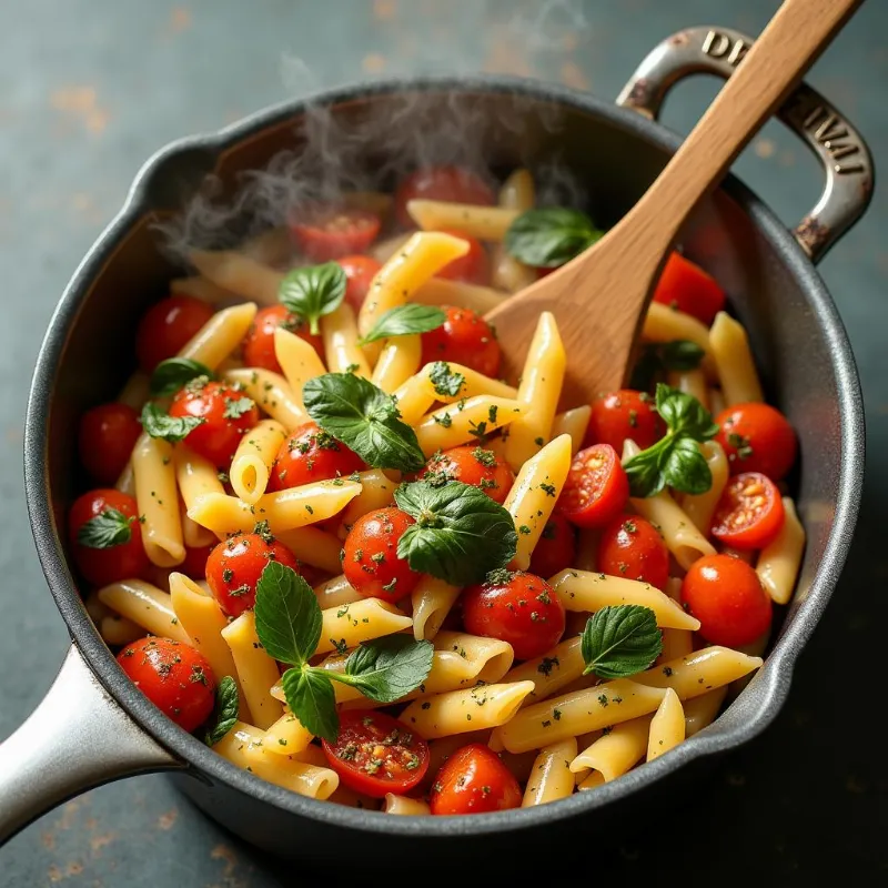 Vegan One Pot Pasta Primavera