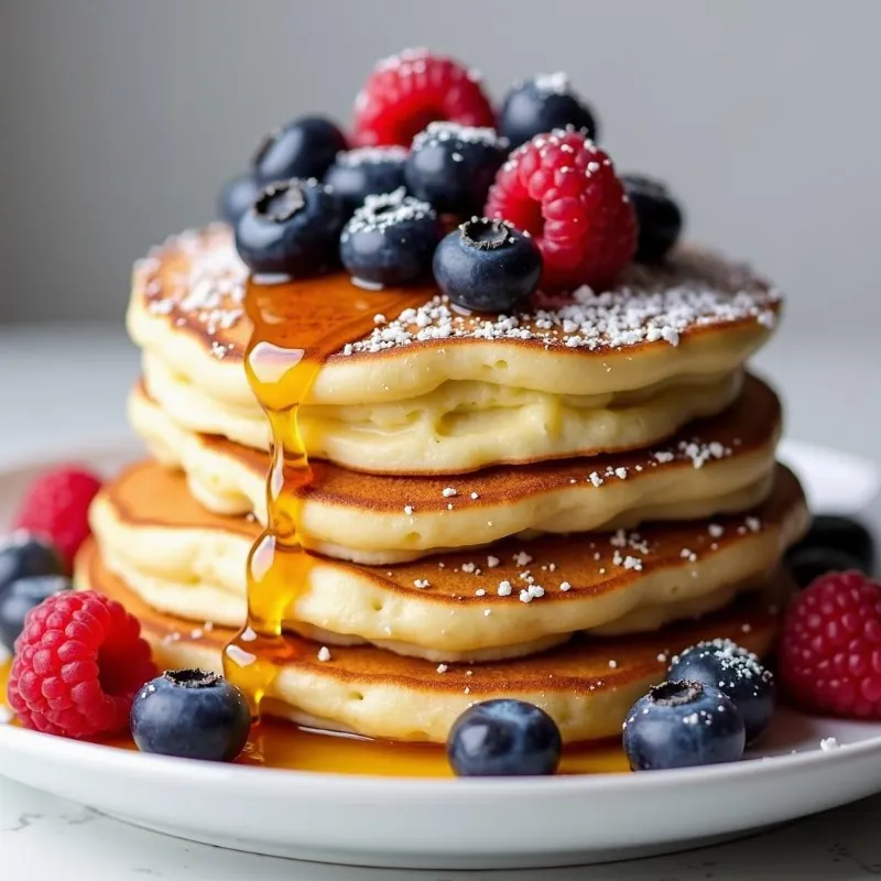 Stack of Vegan Pancakes