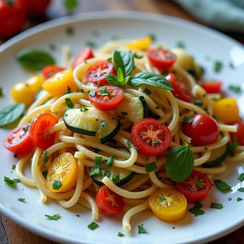 Vegan Pasta Primavera