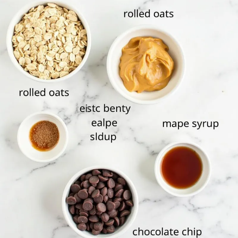 Vegan Peanut Butter Bars Ingredients