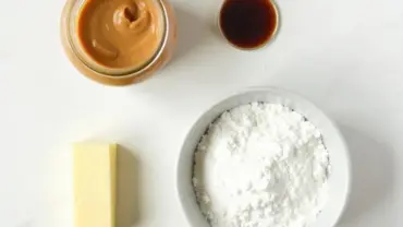 Ingredients for Vegan Peanut Butter Fudge