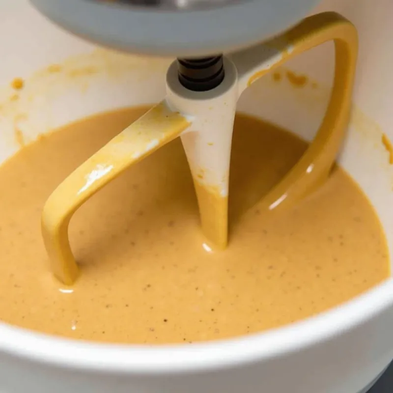 Mixing Ingredients for Vegan Peanut Butter Fudge